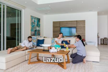 Blue Amber: Stunning Beachfront Luxury 4-Bedroom Villa