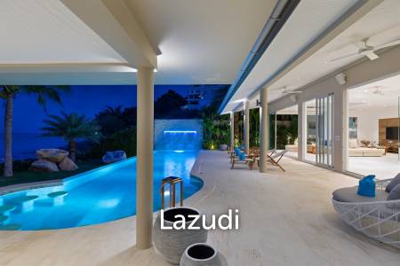 Blue Amber: Stunning Beachfront Luxury 4-Bedroom Villa