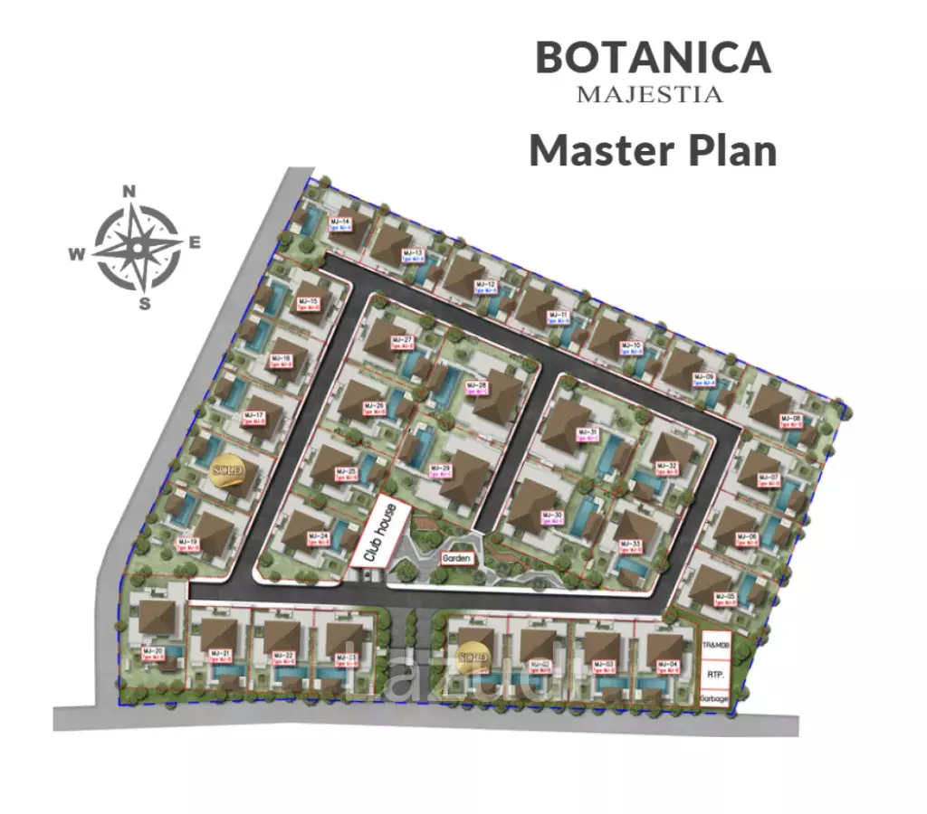 3 Bed 3 Bath 380 SQ.M Botanica Majestia