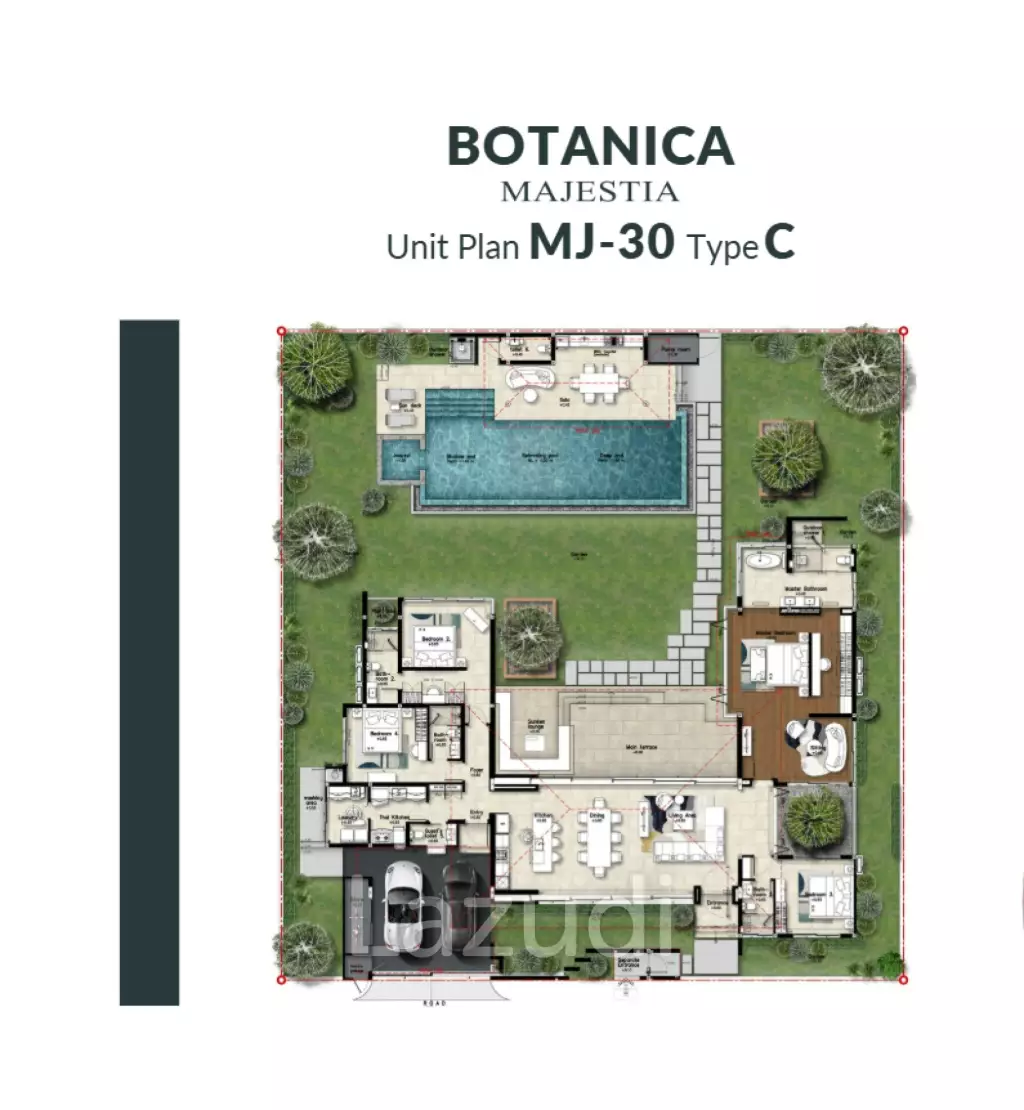 4 Bed 6 Bath 615 SQ.M Botanica Majestia