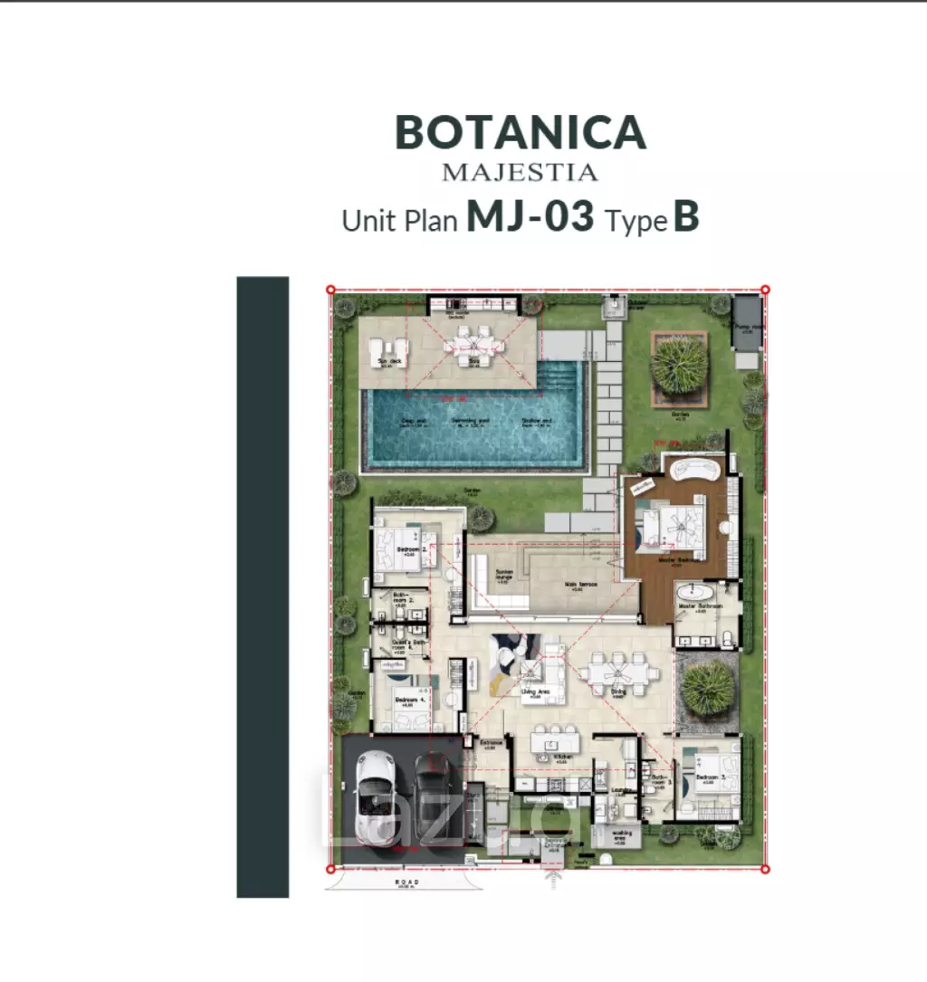 4 Bed 4 Bath 425 SQ.M Botanica Majestia