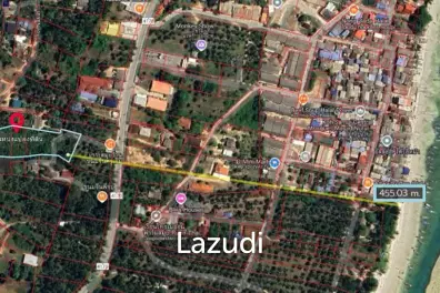 Hot Priced Flat Land 500m to the Beach in Hua Thanon