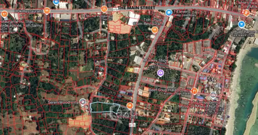 Hot Priced Flat Land 500m to the Beach in Hua Thanon