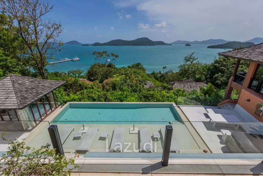 Super Luxury Sea View 7-Bedroom Pool Villa for Rent in Panwa