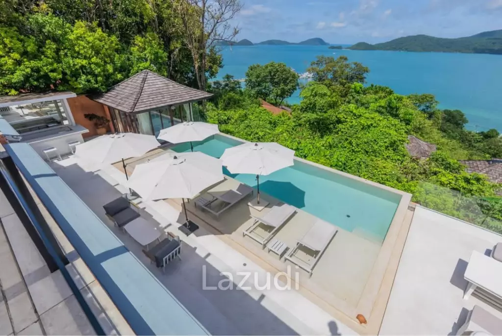 Super Luxury Sea View 7-Bedroom Pool Villa for Rent in Panwa