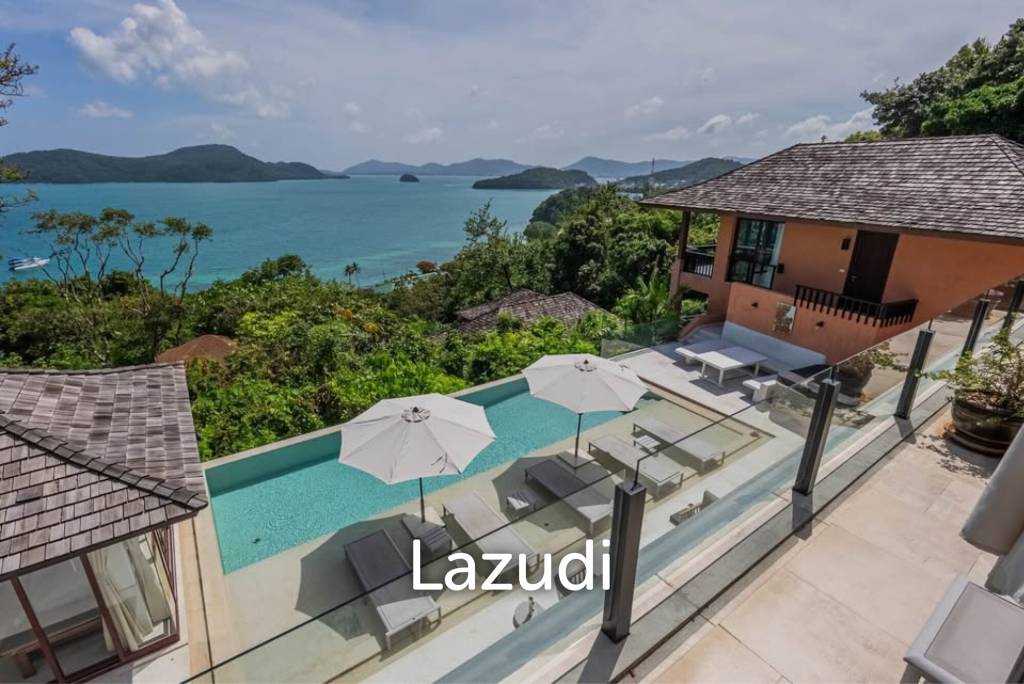 Super Luxury Sea View 7-Bedroom Pool Villa for Rent in Panwa