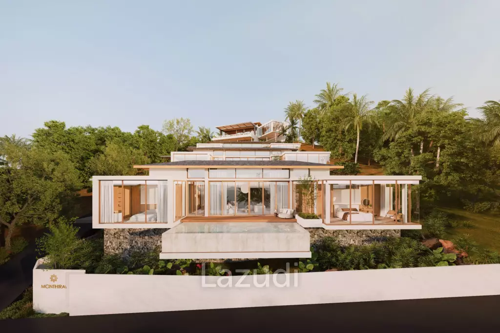 Luxury 3-Bed Sea Views Villa in Plai Laem