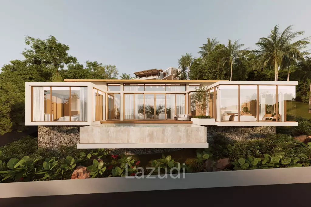 Luxury 3-Bed Sea Views Villa in Plai Laem
