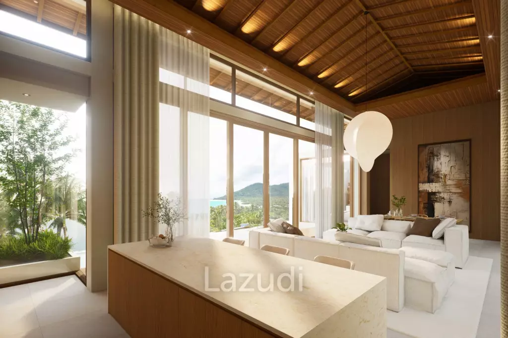 Luxury 3-Bed Sea Views Villa in Plai Laem