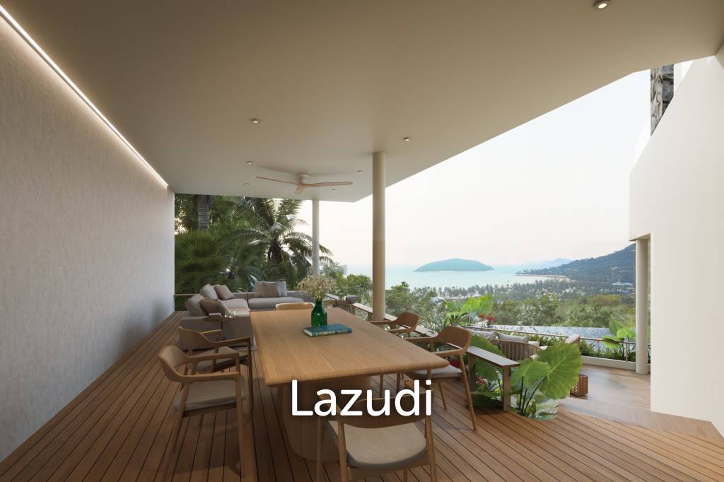 Luxury 4-Bed Sea Views Villa in Plai Laem