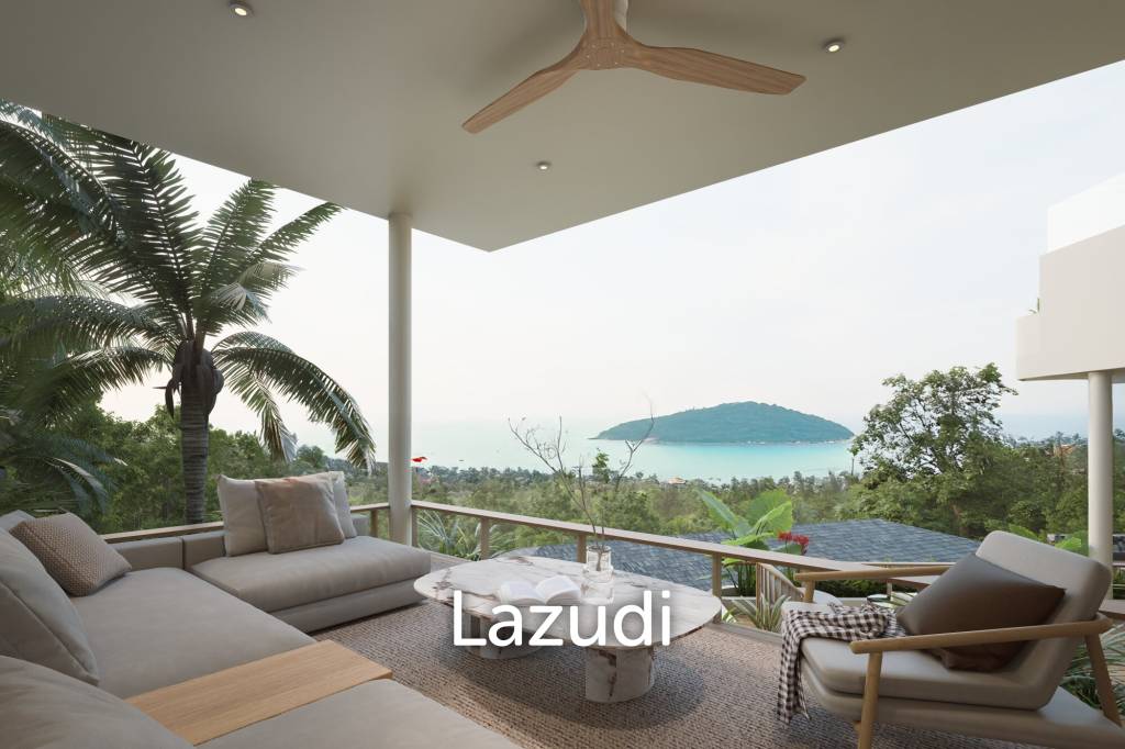Luxury 4-Bed Sea Views Villa in Plai Laem