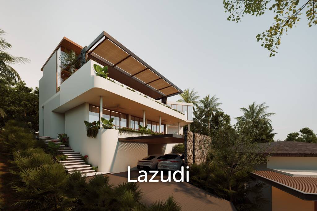 Luxury 4-Bed Sea Views Villa in Plai Laem