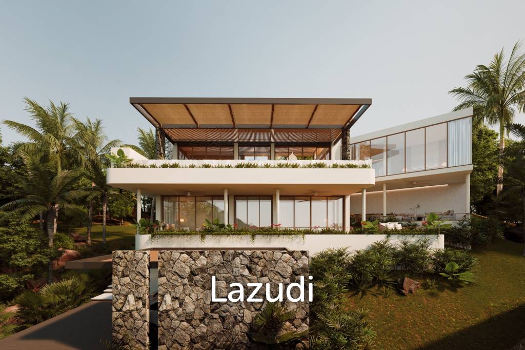 Luxury 4-Bed Sea Views Villa in Plai Laem
