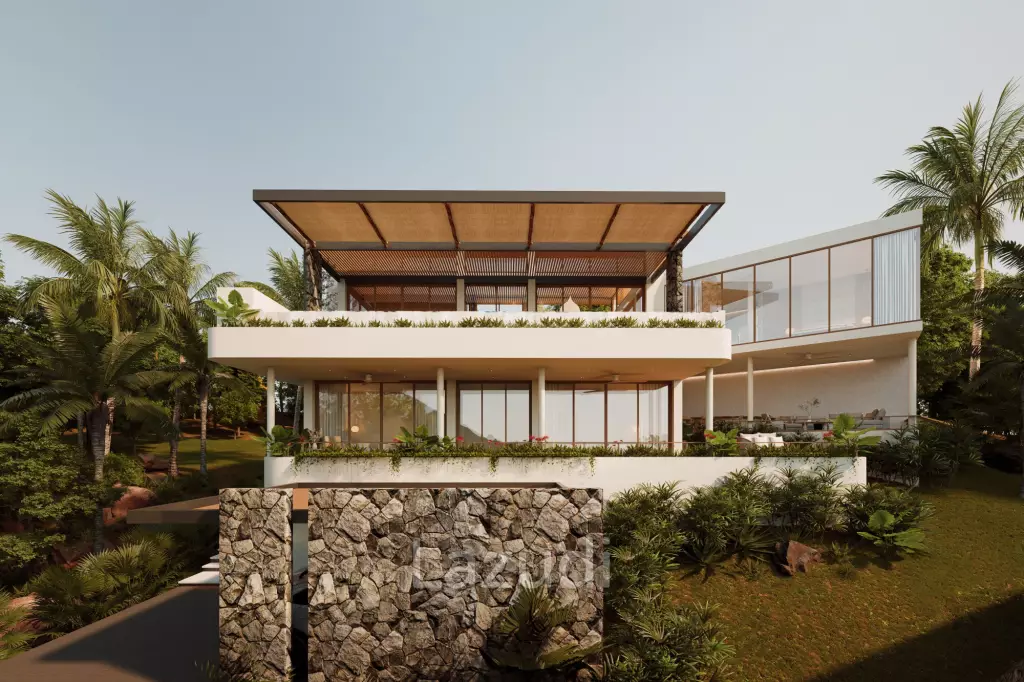 Luxury 4-Bed Sea Views Villa in Plai Laem