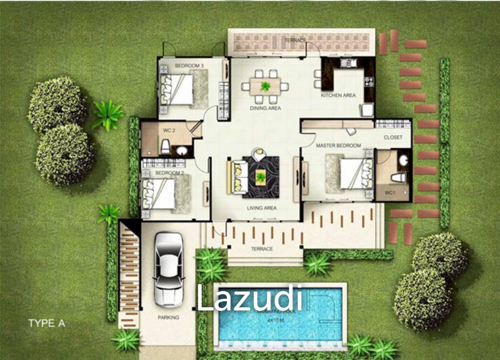 Elegant Modern Villa with Pool Hua Hin