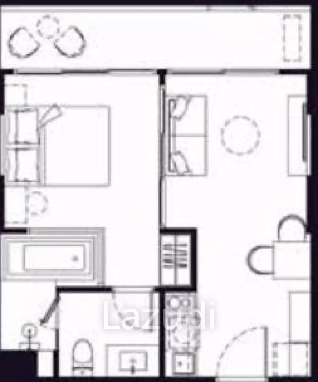 1 Bed 1 Bath 40.35 SQ.M  Origin Residences Phuket Bangtao