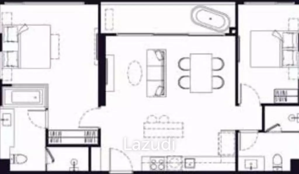 2 Bed 2 Bath 85.85 SQ.M Origin Residences Phuket Bangtao