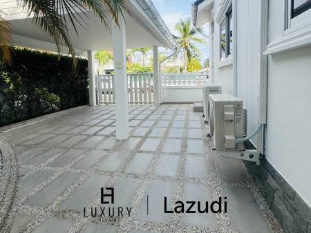 Style architectural suédois / piscine commune / salle de sport et table de billard