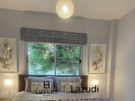 Style architectural suédois / piscine commune / salle de sport et table de billard