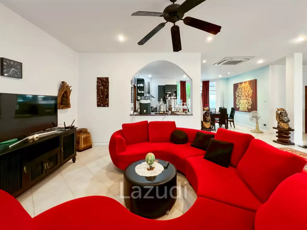 Tropical Garden Village 3-Bedroom Villa with Pool and Sauna