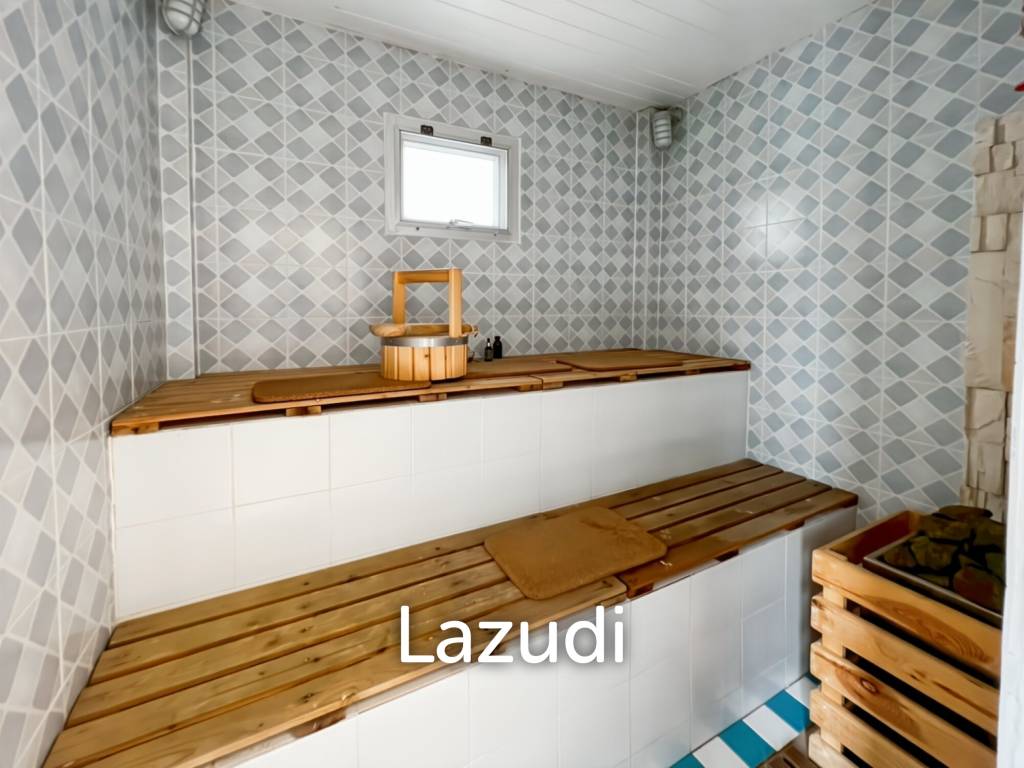 Tropical Garden Village 3-Bedroom Villa with Pool and Sauna