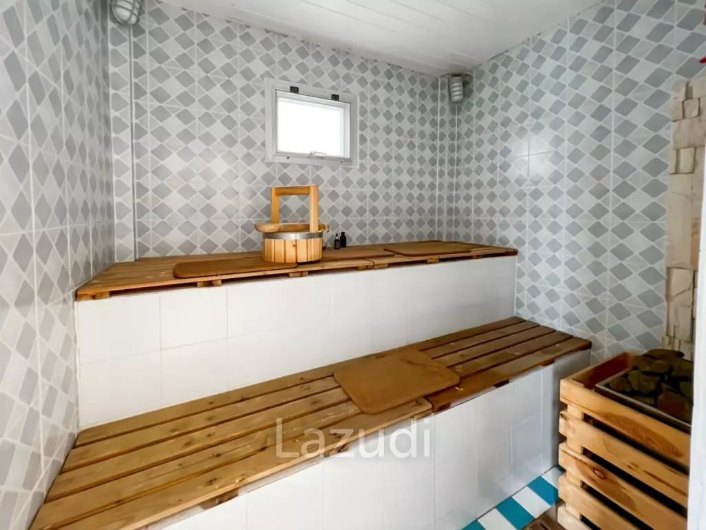 Tropical Garden Village 3-Bedroom Villa with Pool and Sauna
