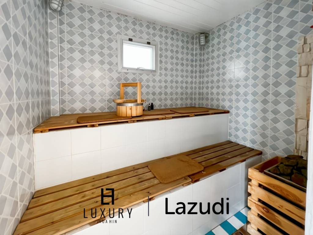 Terrain de 836 m² / sauna / maison d'hôtes indépendante