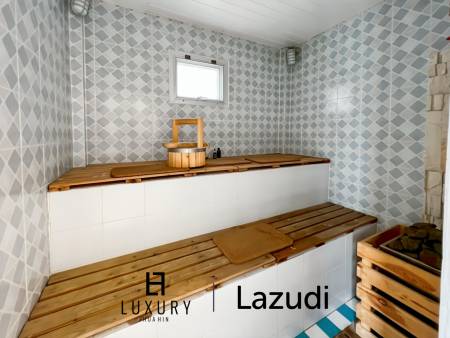 Terrain de 836 m² / sauna / maison d'hôtes indépendante