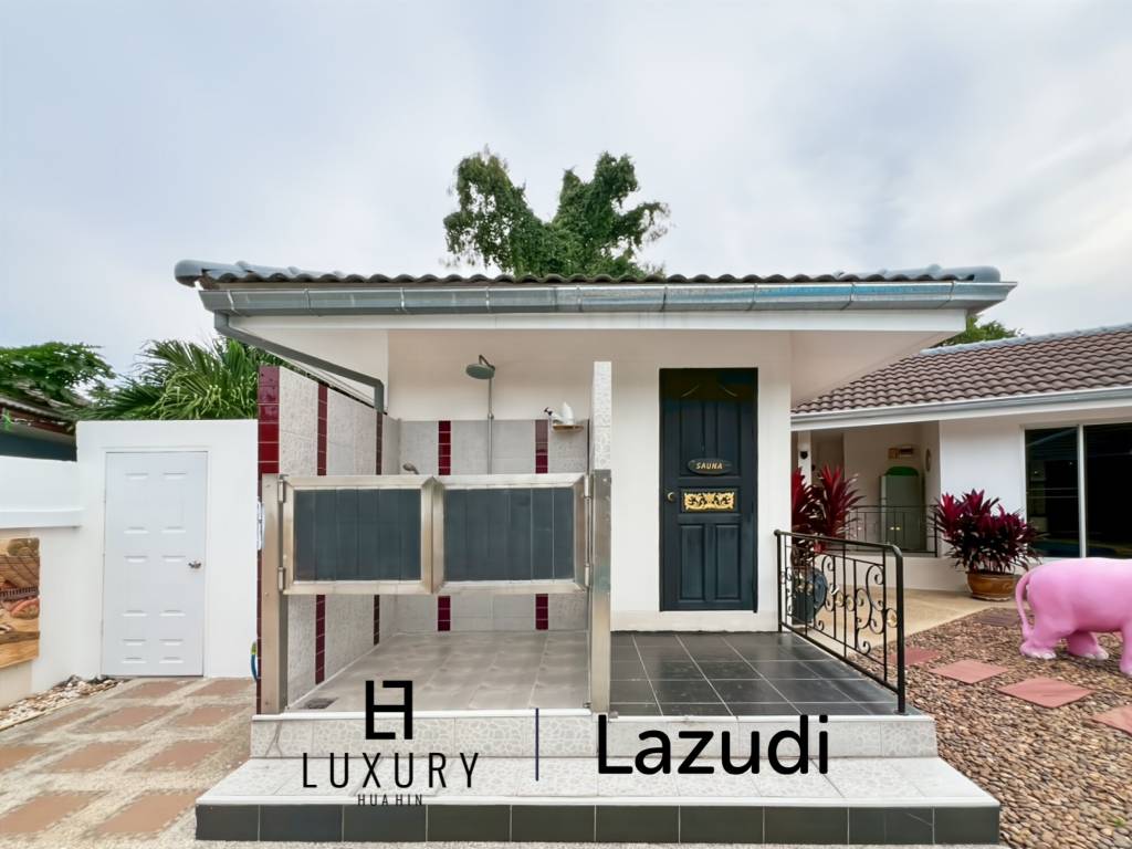 Terrain de 836 m² / sauna / maison d'hôtes indépendante