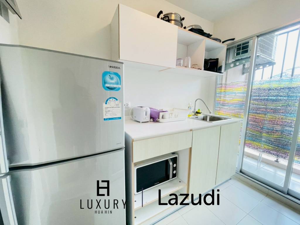 Baan Peang Ploen condo:  Studio condo for Sale walkable to the beach