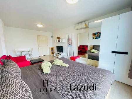 Baan Peang Ploen condo:  Studio condo for Sale walkable to the beach