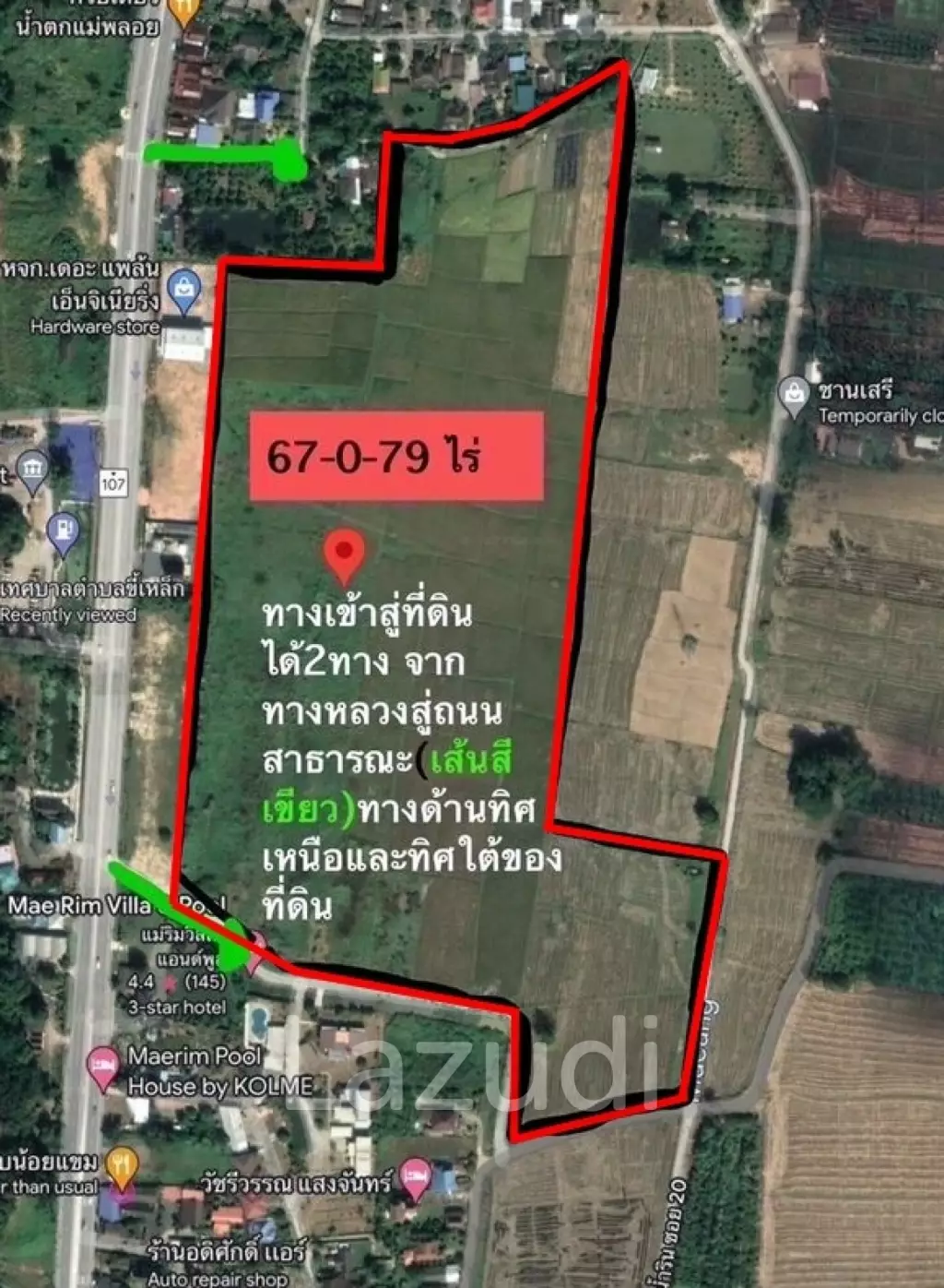 67 Rai Land for Sale with high potential location