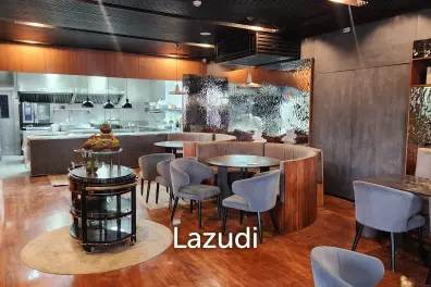 214sqm Award-Winning Restaurant on Sukhumvit 20 Hotel Rooftop -  Very Affordable Fully Equipped and Ready to Operate