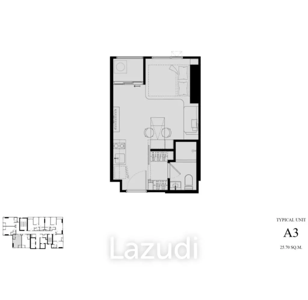 1 bed plus 1 bath condo 36.50 sqm. at Cobe Ratchada Rama 9 for sale