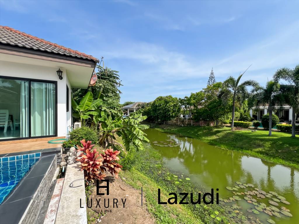 วิลล่าริมคลองพร้อมสระว่ายน้ำในโครงการหัวหินลากูน่า