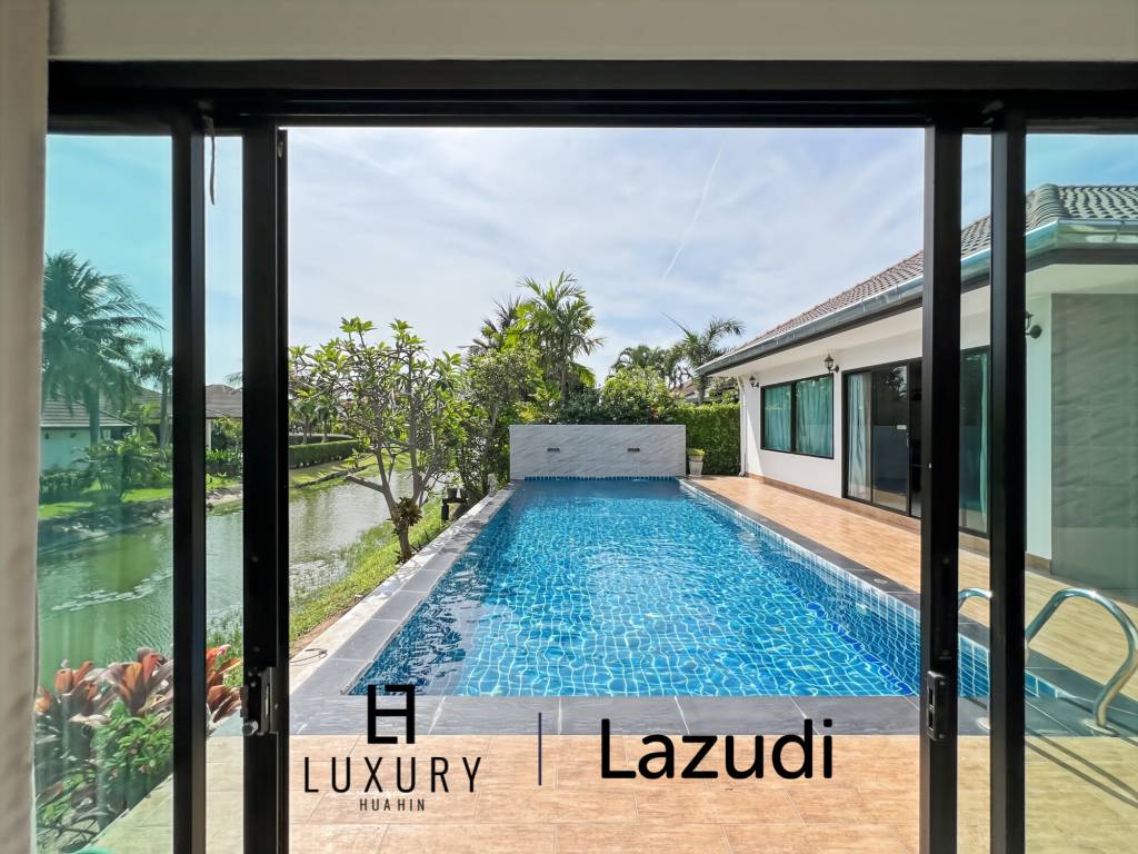 วิลล่าริมคลองพร้อมสระว่ายน้ำในโครงการหัวหินลากูน่า