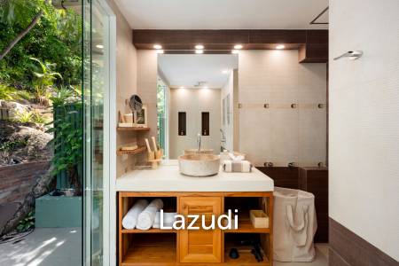 Panoramic Ocean View Bali Style Villa in Lamai - 600 meter to The Beach