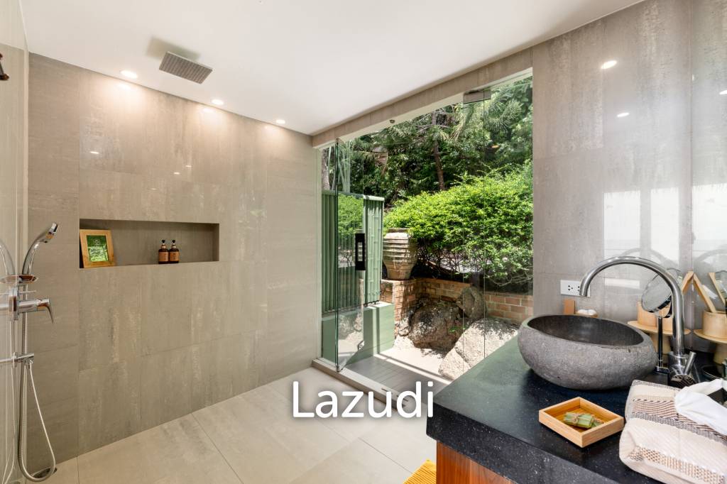 Panoramic Ocean View Bali Style Villa in Lamai - 600 meter to The Beach