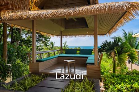 Panoramic Ocean View Bali Style Villa in Lamai - 600 meter to The Beach
