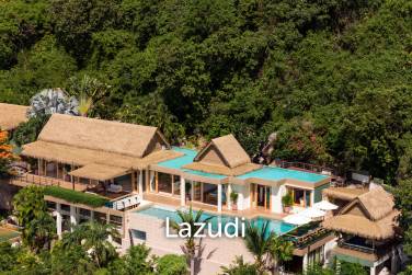 Panoramic Ocean View Bali Style Villa in Lamai - 600 meter to The Beach