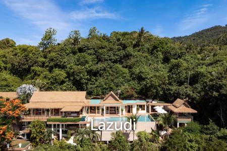 Panoramic Ocean View Bali Style Villa in Lamai - 600 meter to The Beach