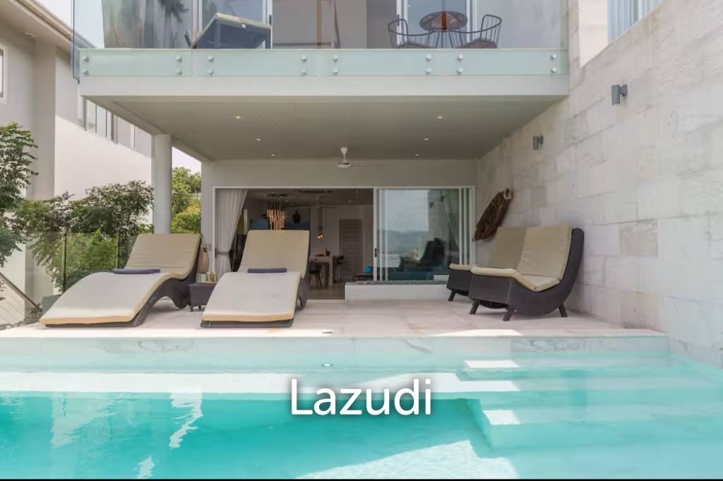 Luxury 4-Bedroom Sea View Villa in Exclusive Plai Laem – Koh Samui