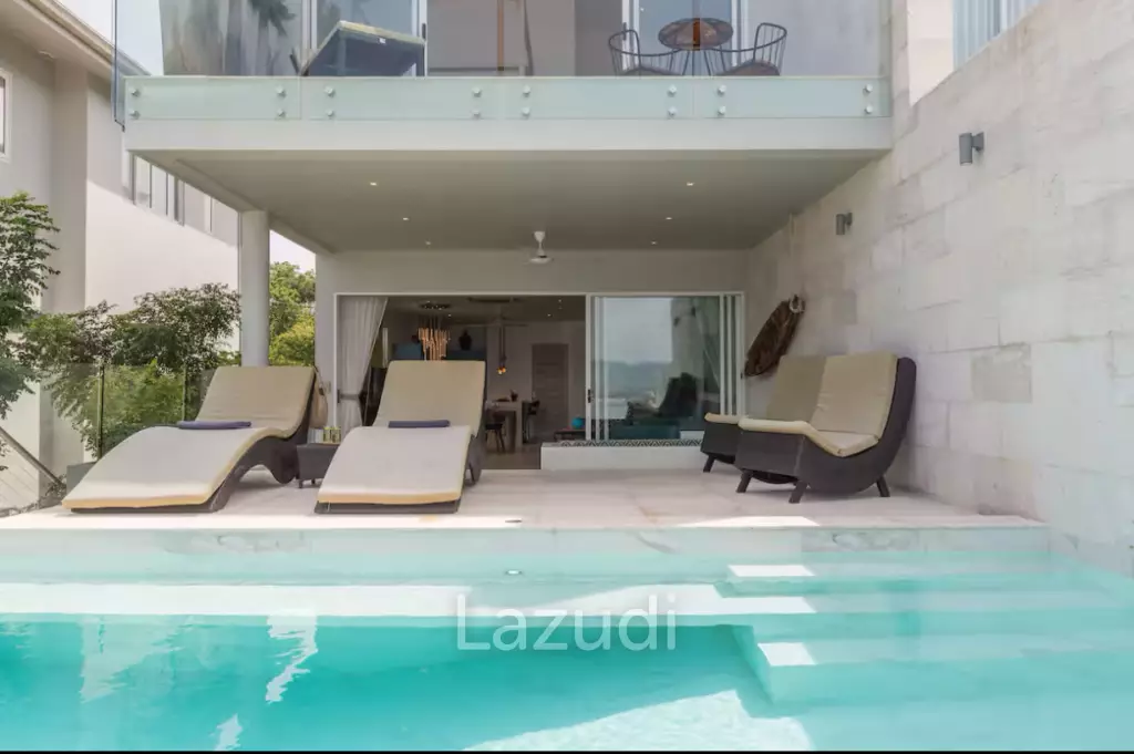 Luxury 4-Bedroom Sea View Villa in Exclusive Plai Laem – Koh Samui