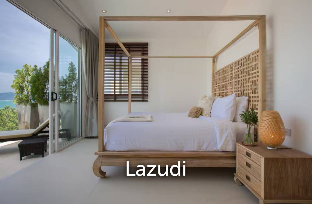 Luxury 4-Bedroom Sea View Villa in Exclusive Plai Laem – Koh Samui