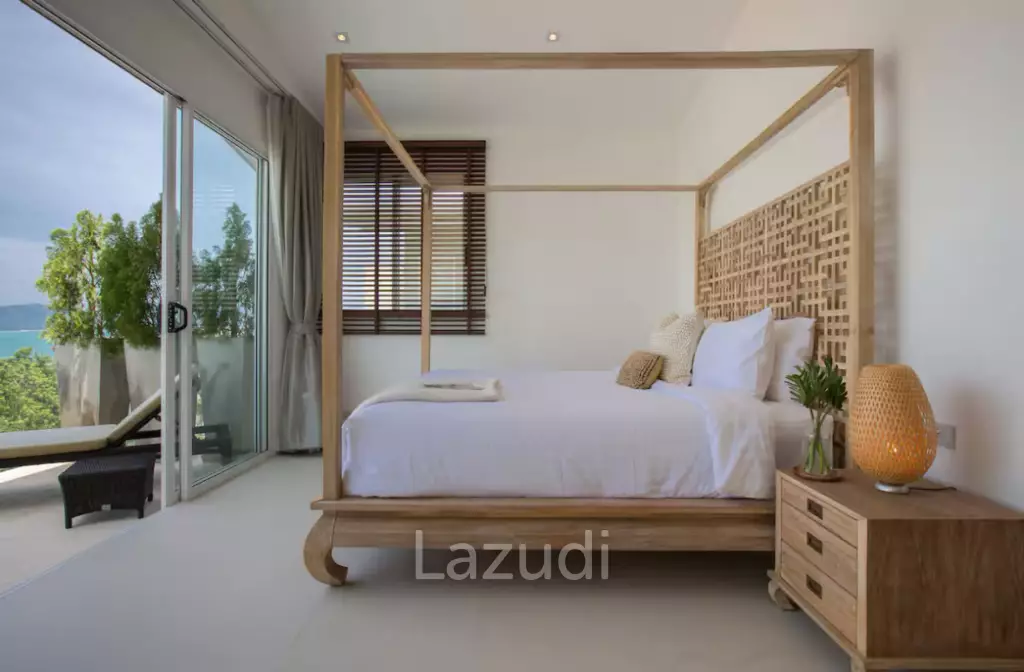 Luxury 4-Bedroom Sea View Villa in Exclusive Plai Laem – Koh Samui