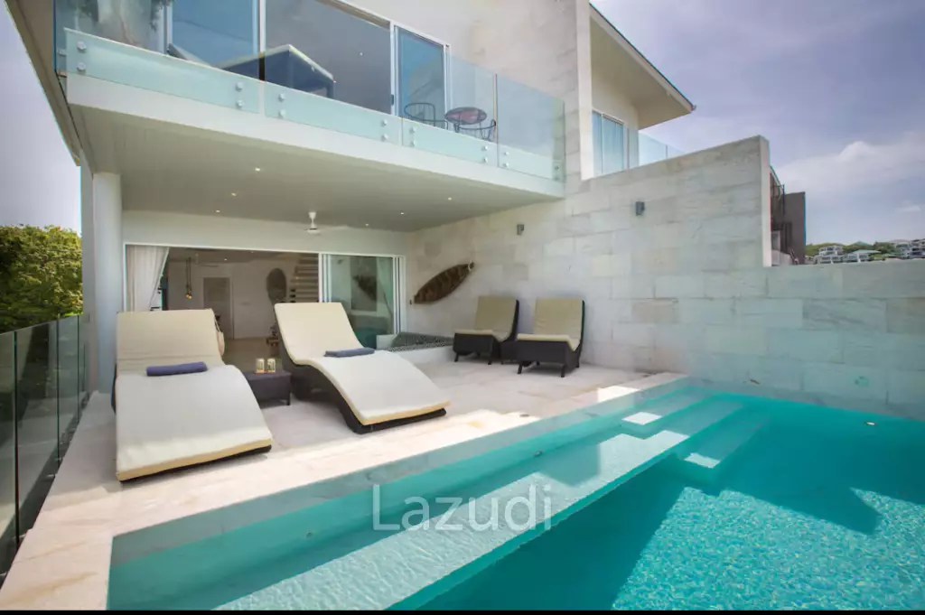 Luxury 4-Bedroom Sea View Villa in Exclusive Plai Laem – Koh Samui