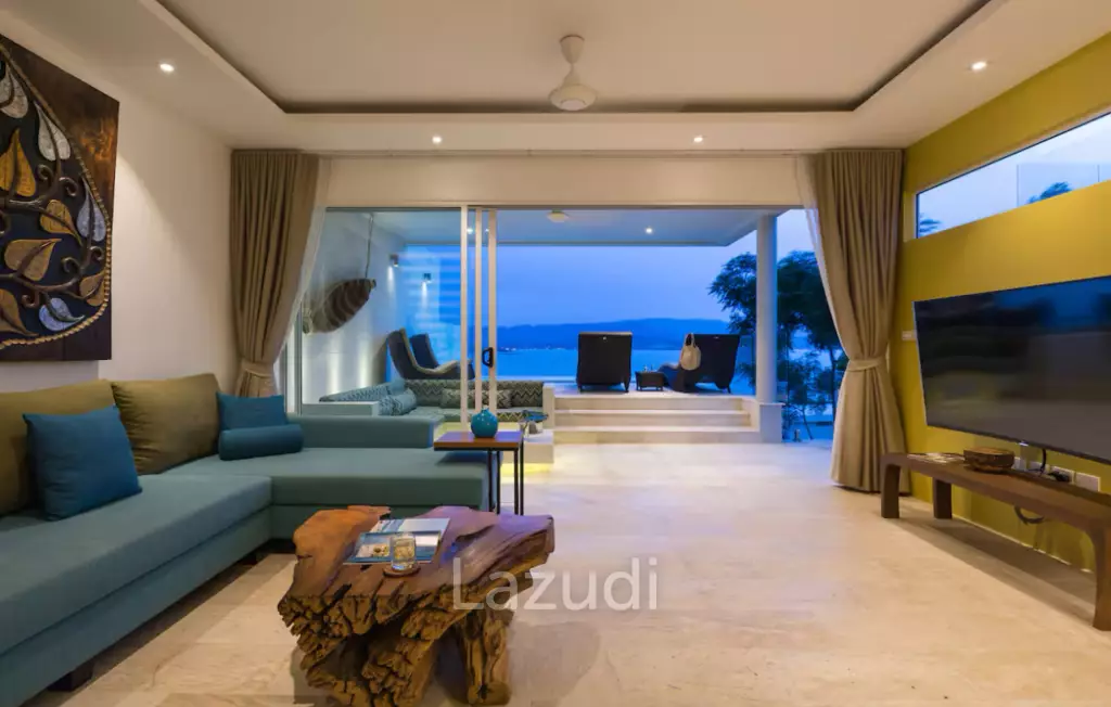 Luxury 4-Bedroom Sea View Villa in Exclusive Plai Laem – Koh Samui