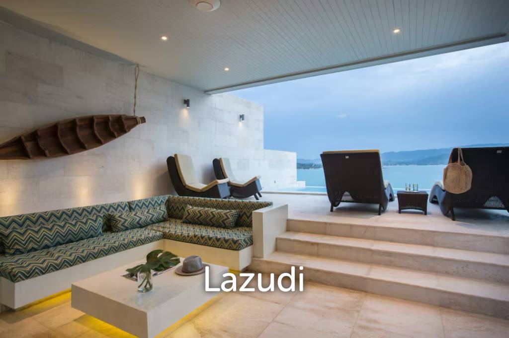 Luxury 4-Bedroom Sea View Villa in Exclusive Plai Laem – Koh Samui