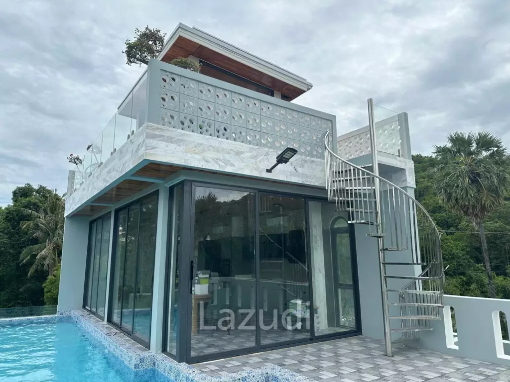 Khao Tao Luxury Pool Villa 4 Bedroom – Steps from the Beach