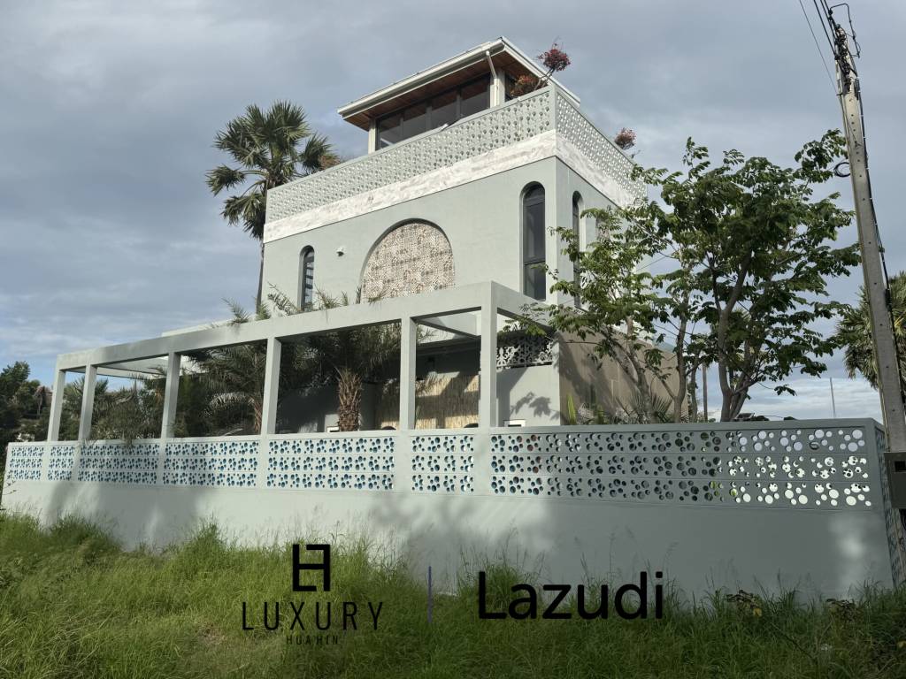 Khao Tao Luxury Pool Villa 4 Bedroom – Steps from the Beach